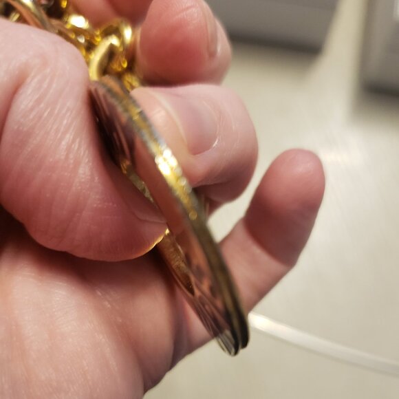 Givenchy Vintage 18k gold-plated Chunky Logo Givenchy Paris Bracelet - Picture 13 of 17